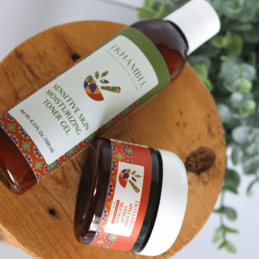 Pores and Blackhead Clarifying | Pores Shrinking Bundle | Ekhambee mud mask and toner gel