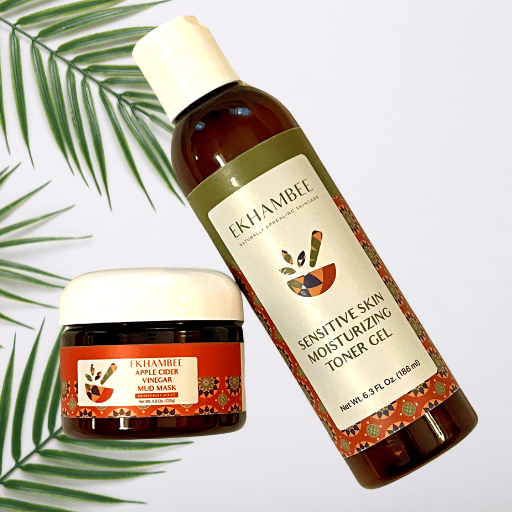 Pores and Blackhead Clarifying | Pores Minimizing Bundle | Ekhambee mud mask and toner gel