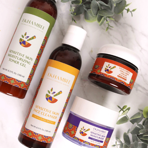 Brightening Skincare Bundle- Sensitive Skincare Kit - Ekhambee