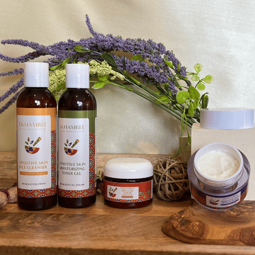 Sensitive Skin Moisturizer| Unscented Cream | Brightening Skincare Bundle- Ekhambee
