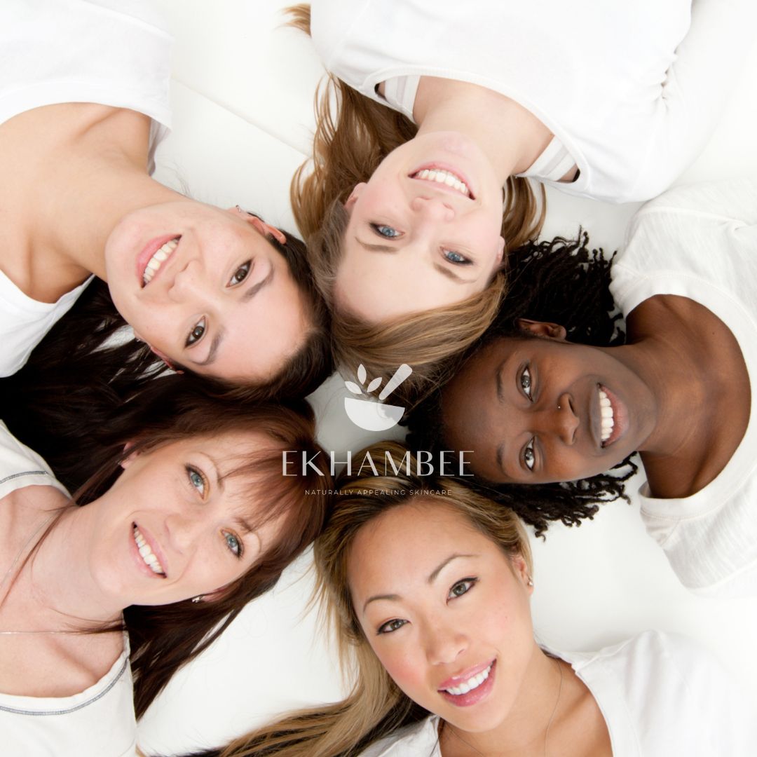 diverse women with dull skin