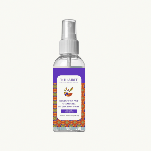 Rosewater and Chamomile Hydration Spray for Face & Hair