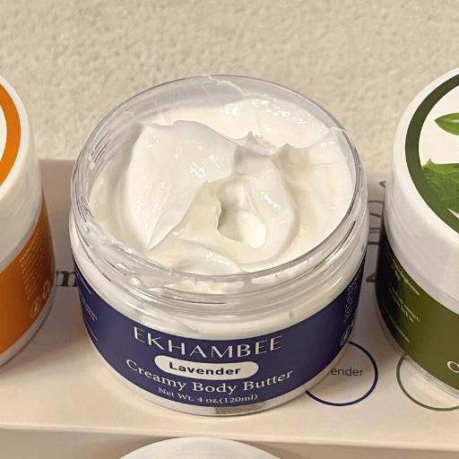 Vegan Friendly Body Butter - Creamy Body Butter Set - Ekhambee Lavender Scent